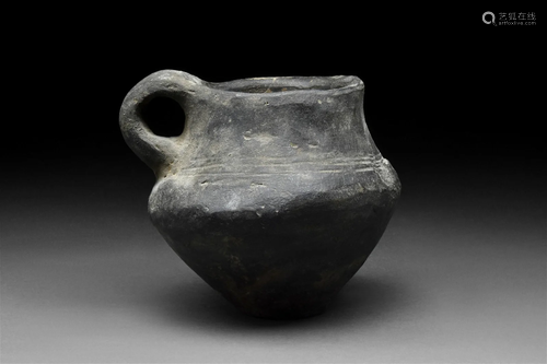 EUROPEAN EARLY IRON AGE BLACKWARE CUP