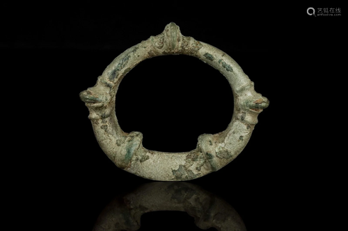 CELTIC BRONZE TERRET RING