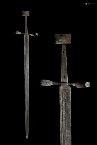 LATE MEDIEVAL IRON SWORD