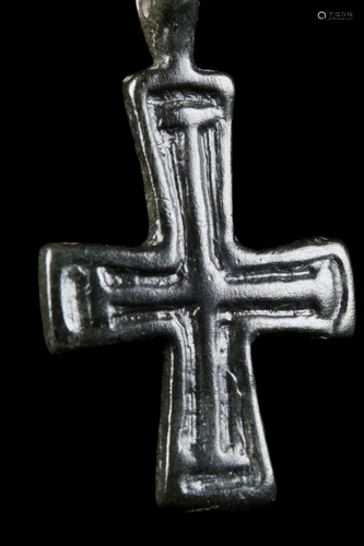 VIKING BRONZE CROSS PENDANT