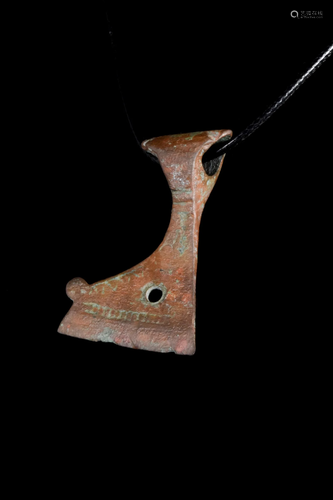 VIKING ERA BRONZE AXE PENDANT