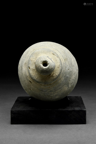 BYZANTINE CERAMIC "GREEK FIRE" HAND GRENADE