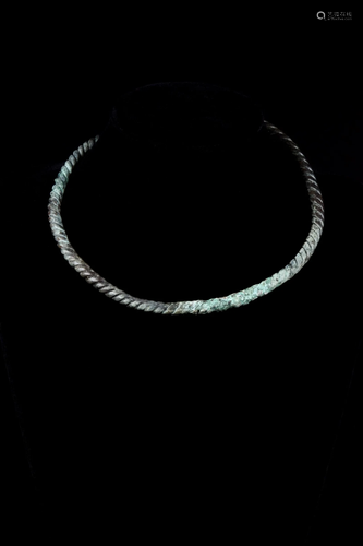 VIKING BRONZE TWISTED NECK TORC