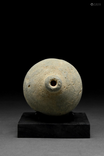 BYZANTINE CERAMIC "GREEK FIRE" HAND GRENADE