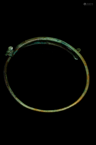 VIKING BRONZE NECK TORC