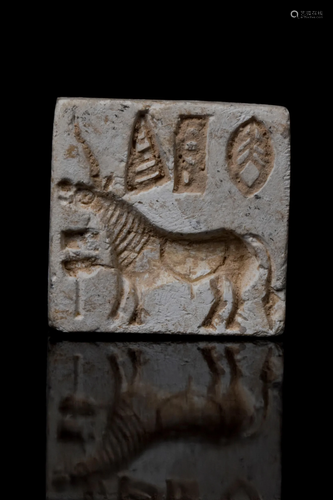 INDUS VALLEY STEATITE SEAL - WITH REPORT