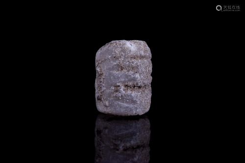 WESTERN ASIATIC QUARTZITE CYLINDER SEAL