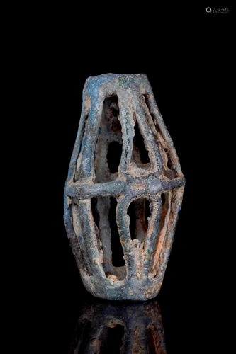 WESTERN ASIATIC BRONZE OPENWORK BELL