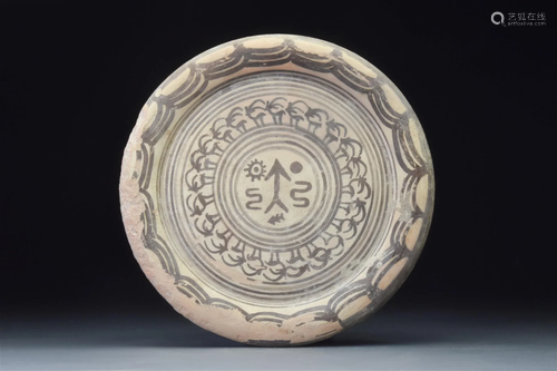 INDUS VALLEY HARAPPAN POTTERY PLATE