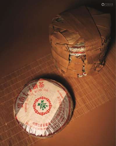 1988-1989年 勐海茶厂7542-88青饼
