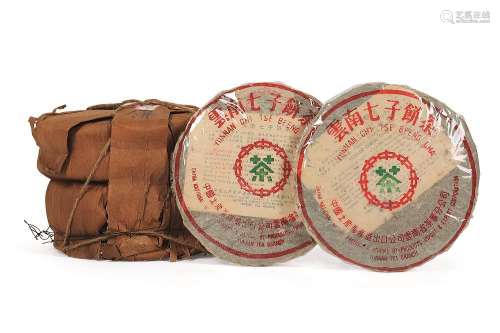 1988年-1991年勐海茶厂7542—88青饼