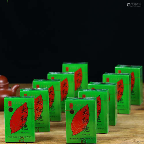 1999 原装1999年武夷山市仙岩茶厂精制——正岩特级纯种大红袍十盒