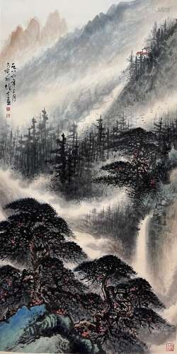 黎雄才 山水