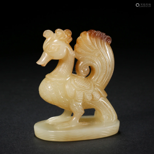 Han Dynasty, Hetian Jade Bird