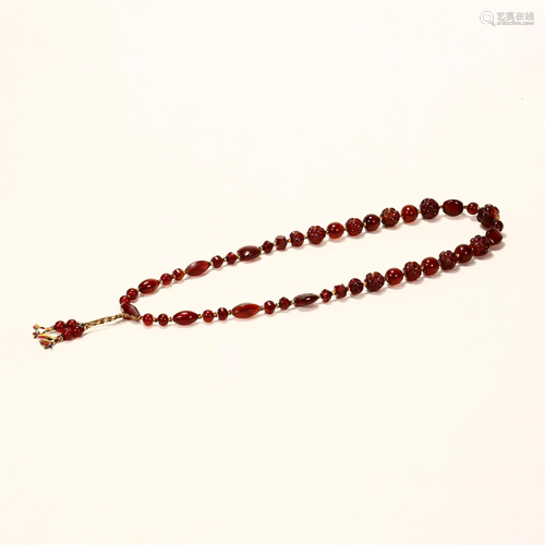 Liao Dynasty, Agate Necklace