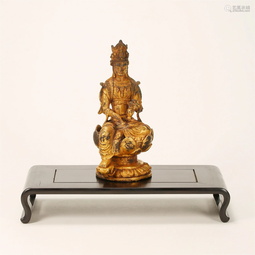 Liao Dynasty, Gilt Buddha Statue