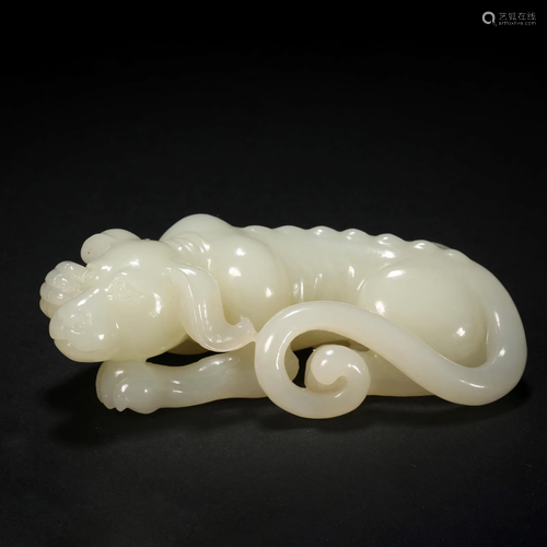 Qing Dynasty,Hetian Jade Dog