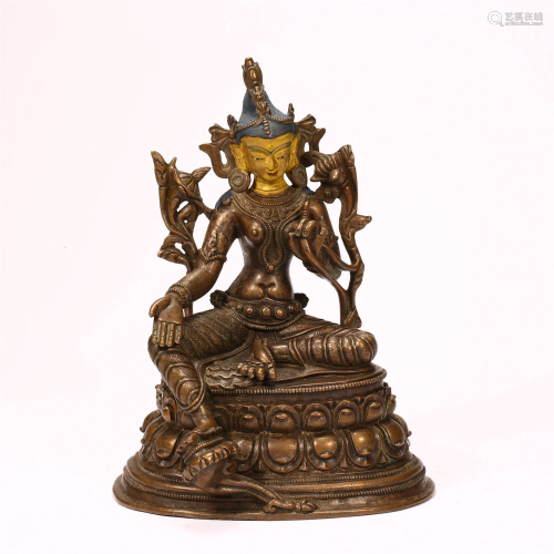 Qing Dynasty, Copper Tara Statue