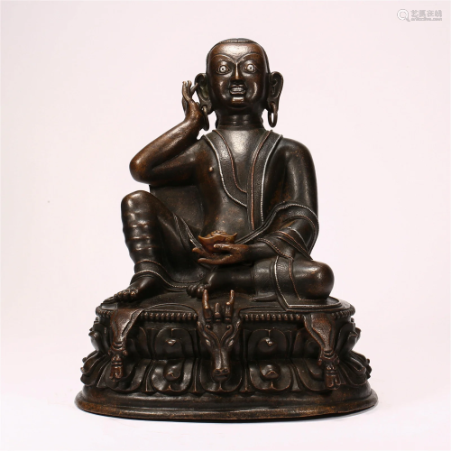 Qing Dynasty, Copper Guru Statue