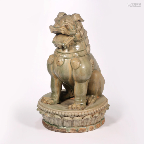 Sui Dynasty,Xiangzhou Kiln Lion Head Zun