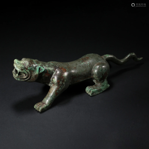 Han Dynasty, Copper Tiger Ornament