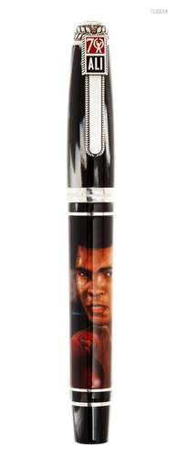 MONTEGRAPPA FOUNTAIN PEN, LIMITED EDITION “MUHAMMAD ALI”.Res...