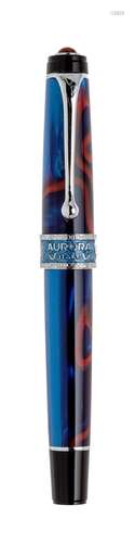 AURORA “AMERICA" LIMITED EDITION FOUNTAIN PEN.Marbled r...