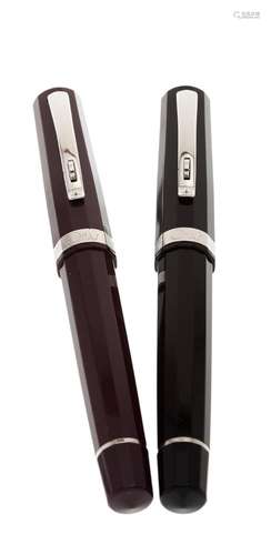 OMAS PARAGON FOUNTAIN PENS FASHION COLLECTION.Body in garnet...