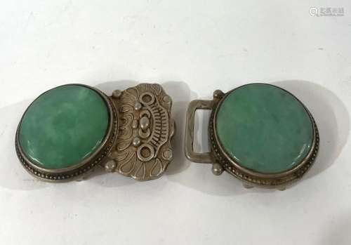 A Chinese Jade Belt Buckle