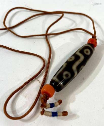 A Chinese Tibetan Celestial Bead