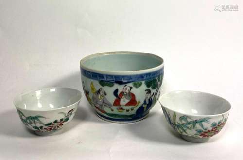 A Collection of Antique Chinese Porcelain including Rice &am...