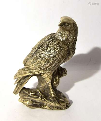 A Chinese Silver Colour Metal Eagle