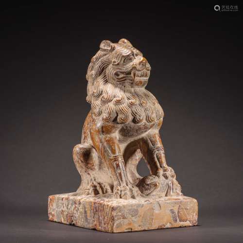 CHINESE STONE LION, TANG DYNASTY