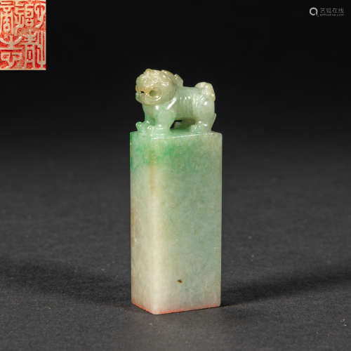 CHINESE JADE SEAL, QING DYNASTY