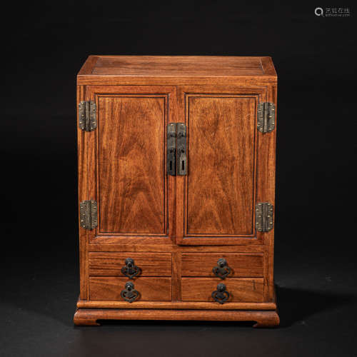 CHINESE ROSEWOOD CABINET, QING DYNASTY