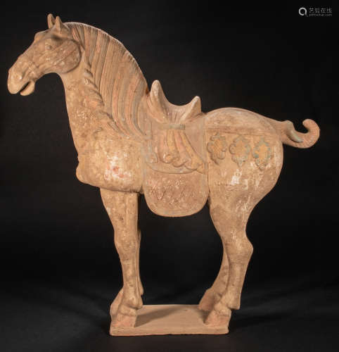 CHINESE CERAMIC HORSE, TANG DYNASTY