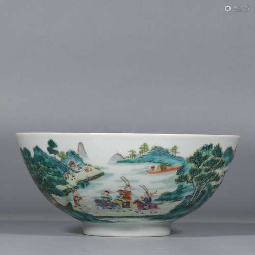 Pastel Character Story Bowl