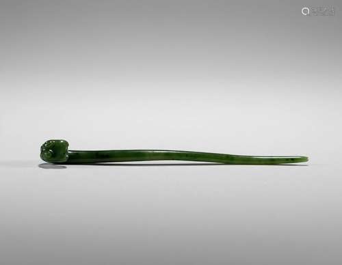 Jade hairpin in Qing Dynasty