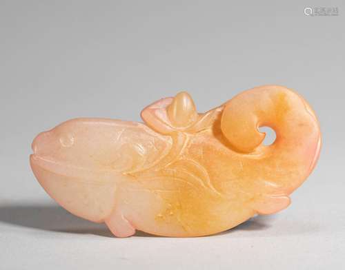 White jade fish of Ming Dynasty