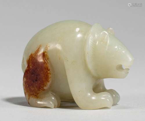 White jade bear