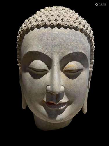 Bluestone Buddha head