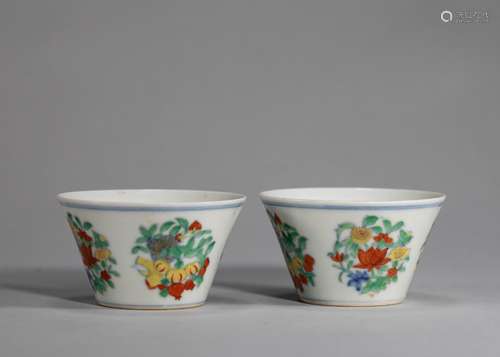 Ming Dynasty doucai cup