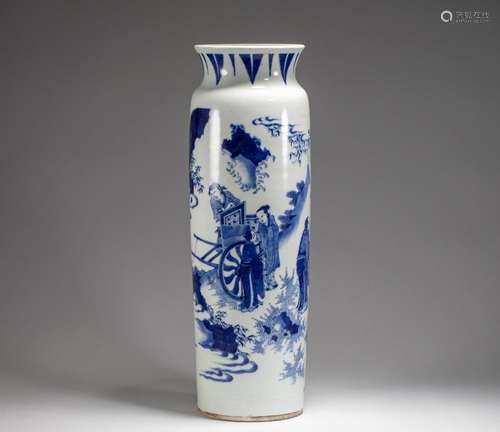 Qing Dynasty figure bottle