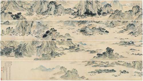 张復 桐庐山水卷——明代的《富春山居图》 手卷