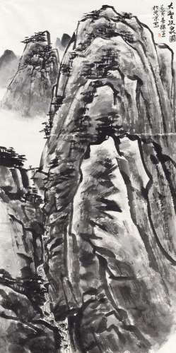 徐里(b.1961)大壑流泉图