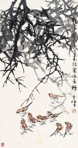 孙其峰(b.1920)群雀图