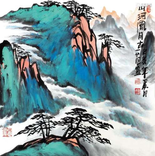 姜国华(b.1954)山河风月古