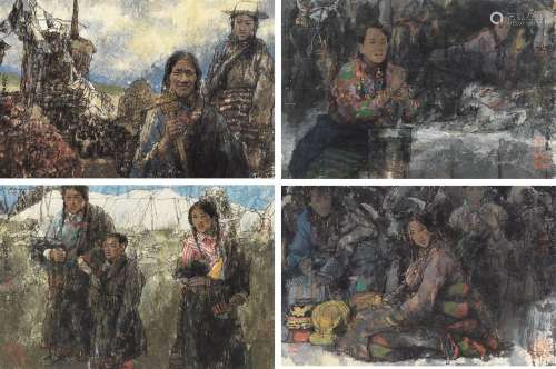 南海岩(b.1962)西藏组画