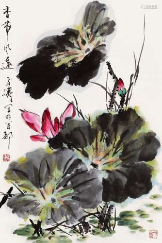 王雪涛 (1903-1982) 香带风远