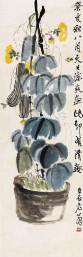 齐白石 (1864-1957) 丝瓜图
